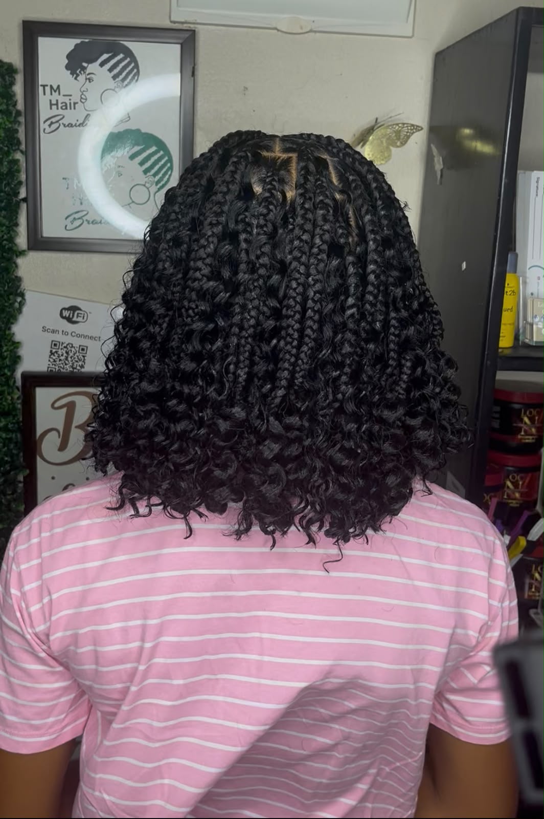 Shoulder-length curls