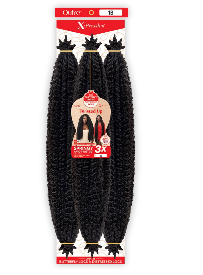 Outre X-pression Twisted Up Springy Afro Twist pack