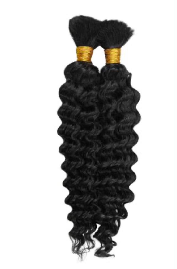Curly black hair bundles